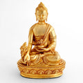 Kleine vergoldete Medizin Buddha Statue.